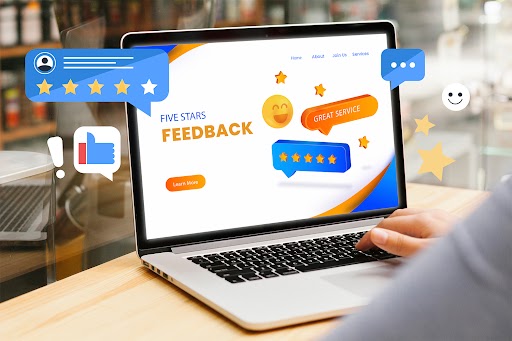 Writing a review online